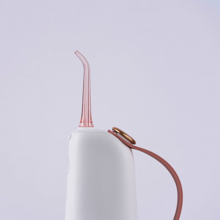 Зъбен душ Oclean W10, 5 режима, 2 накрайника, 200 мл, 1400 импулса в минута, IPX7, USB-C, Розов