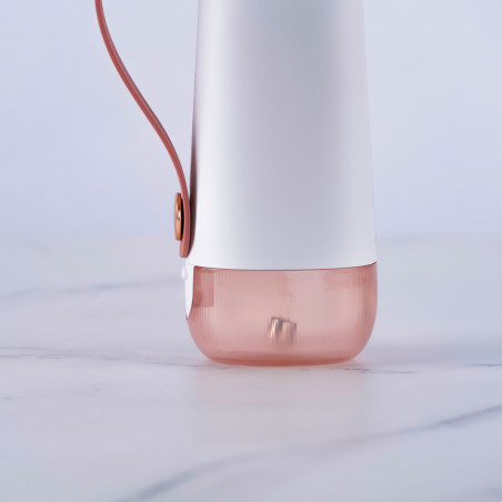 Зъбен душ Oclean W10, 5 режима, 2 накрайника, 200 мл, 1400 импулса в минута, IPX7, USB-C, Розов