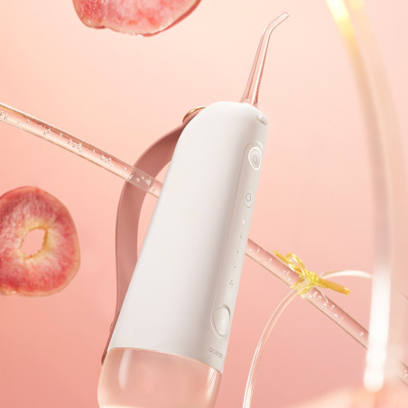 Зъбен душ Oclean W10, 5 режима, 2 накрайника, 200 мл, 1400 импулса в минута, IPX7, USB-C, Розов
