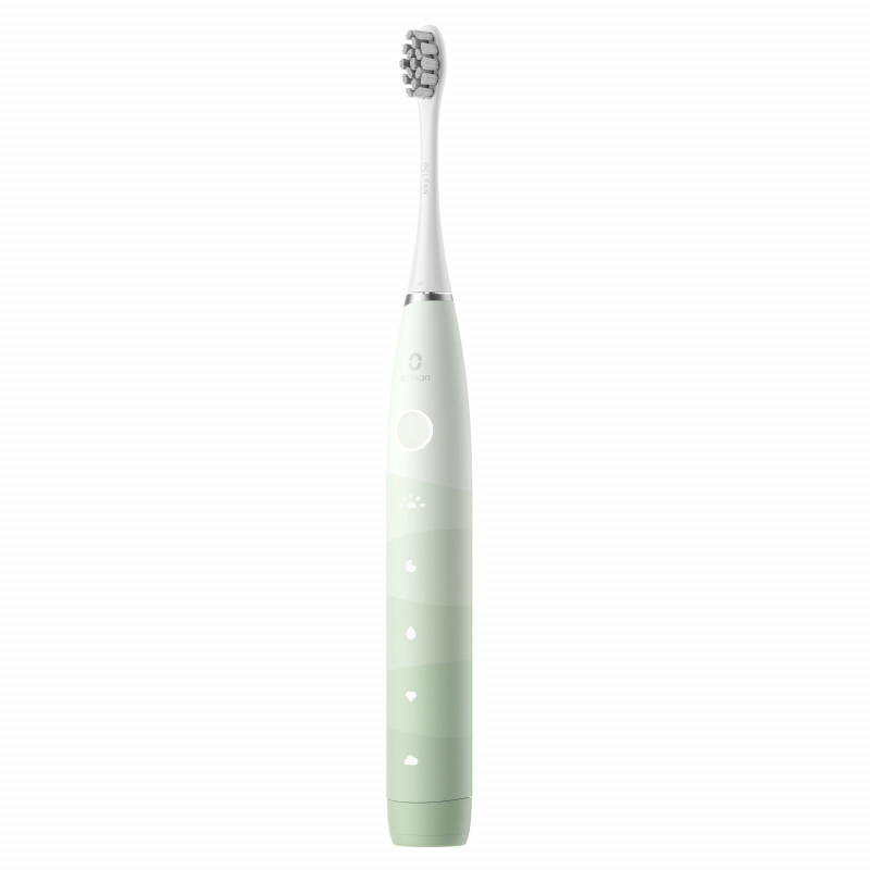 Електрическа четка за зъби Oclean Flow S, 1.85W, 76000 об/мин, 5 режима, Таймер, До 180 дни автономност, Type-C, Антибактериална повърхност, Зелен