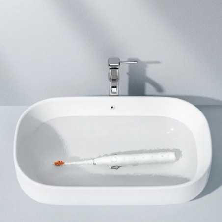 Електрическа четка за зъби Oclean Flow S, 1.85W, 76000 об/мин, 5 режима, Таймер, До 180 дни автономност, Type-C, Антибактериална повърхност, Бял