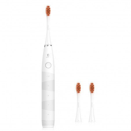 Електрическа четка за зъби Oclean Flow S, 1.85W, 76000 об/мин, 5 режима, Таймер, До 180 дни автономност, Type-C, Антибактериална повърхност, Бял