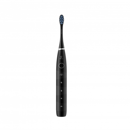 Електрическа четка за зъби Oclean Flow S, 1.85W, 76000 об/мин, 5 режима, Таймер, До 180 дни автономност, Type-C, Антибактериална повърхност, Черен