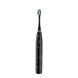 Електрическа четка за зъби Oclean Flow S, 1.85W, 76000 об/мин, 5 режима, Таймер, До 180 дни автономност, Type-C, Антибактериална повърхност, Черен