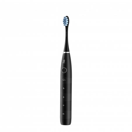 Електрическа четка за зъби Oclean Flow S, 1.85W, 76000 об/мин, 5 режима, Таймер, До 180 дни автономност, Type-C, Антибактериална повърхност, Черен