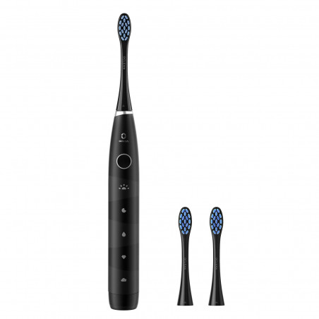 Електрическа четка за зъби Oclean Flow S, 1.85W, 76000 об/мин, 5 режима, Таймер, До 180 дни автономност, Type-C, Антибактериална повърхност, Черен
