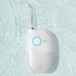 Зъбен душ Oclean AirPump A10, 3 режима, 2 накрайника, Автономия 40 дни, IPX7, USB-C, Сив
