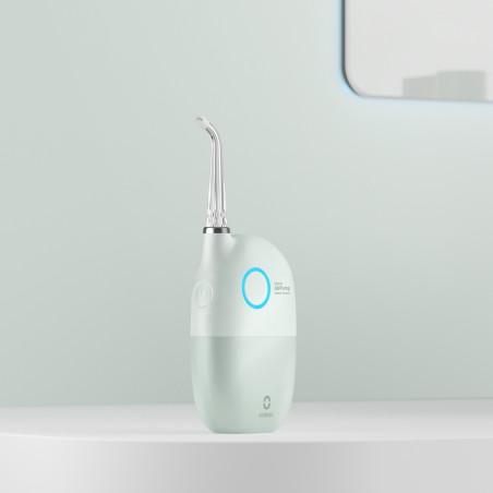 Зъбен душ Oclean AirPump A10, 3 режима, 2 накрайника, Автономия 40 дни, IPX7, USB-C, Зелен