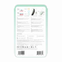 Зъбен душ Oclean AirPump A10, 3 режима, 2 накрайника, Автономия 40 дни, IPX7, USB-C, Зелен