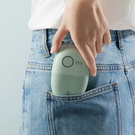 Зъбен душ Oclean AirPump A10, 3 режима, 2 накрайника, Автономия 40 дни, IPX7, USB-C, Зелен