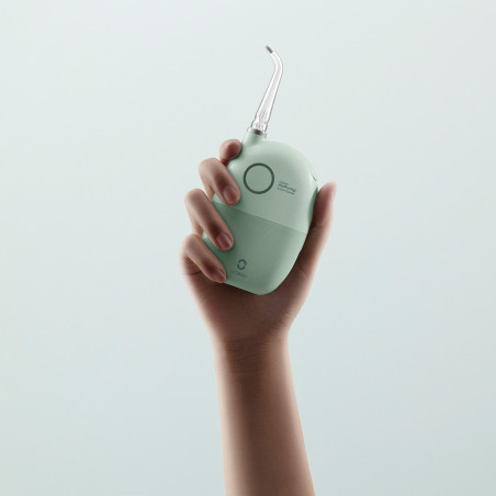 Зъбен душ Oclean AirPump A10, 3 режима, 2 накрайника, Автономия 40 дни, IPX7, USB-C, Зелен