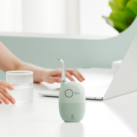 Зъбен душ Oclean AirPump A10, 3 режима, 2 накрайника, Автономия 40 дни, IPX7, USB-C, Зелен