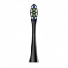 Комплект 2 бр резервни глави за електрическа четка за зъби Oclean Professional Clean Brush Head, Твърда, DuPont влакна, Грижа за езика, Черен