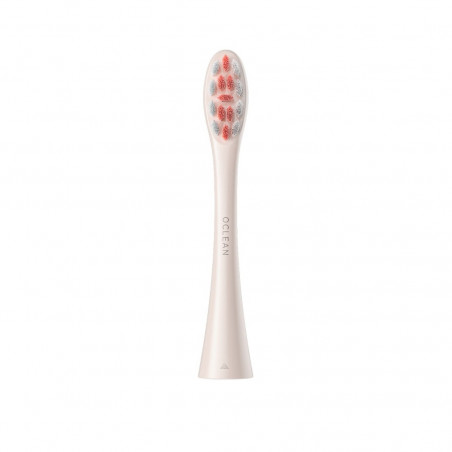 Комплект 2 бр резервни глави за електрическа четка за зъби Oclean Professional Clean Brush Head, Твърда, DuPont влакна, Грижа за езика, Златист