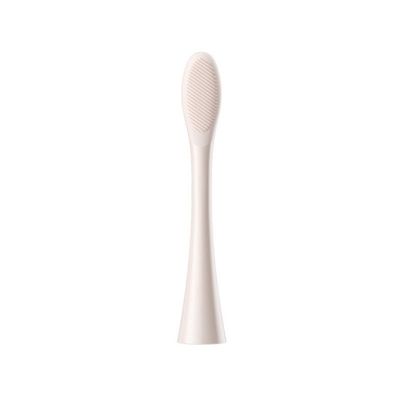 Комплект 2 бр резервни глави за електрическа четка за зъби Oclean Professional Clean Brush Head, Твърда, DuPont влакна, Грижа за езика, Златист