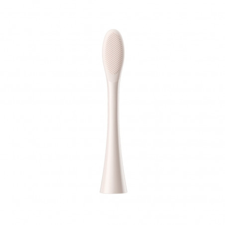 Комплект 2 бр резервни глави за електрическа четка за зъби Oclean Professional Clean Brush Head, Твърда, DuPont влакна, Грижа за езика, Златист