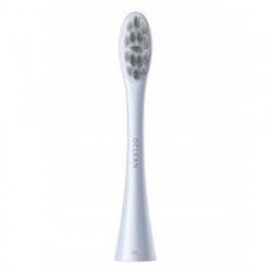 Комплект 2 бр резервни глави за електрическа четка за зъби Oclean Professional Clean Brush Head, Твърда, DuPont влакна, Грижа за езика, Сребрист
