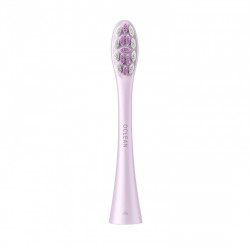 Комплект 2 бр резервни глави за електрическа четка за зъби Oclean Professional Clean Brush Head, Твърда, DuPont влакна, Грижа за езика, Лилав