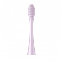 Комплект 2 бр резервни глави за електрическа четка за зъби Oclean Professional Clean Brush Head, Твърда, DuPont влакна, Грижа за езика, Лилав