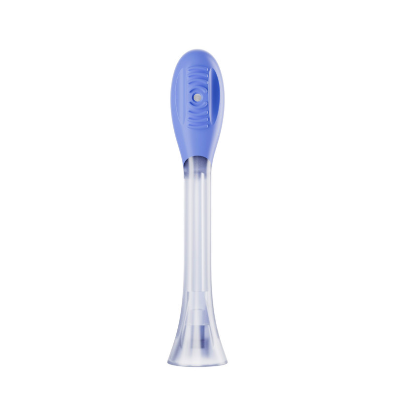 Комплект 2 бр резервни глави за четка за зъби Oclean Easy Clean P1K1, Твърди, Силиконово покритие, Син