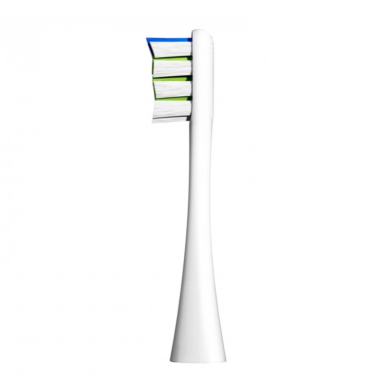 Комплект 6 бр резервни глави за електрическа четка за зъби Oclean Professional Clean Brush Head, Твърда, DuPont влакна, Грижа за езика, Бял