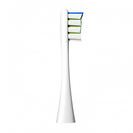 Комплект 6 бр резервни глави за електрическа четка за зъби Oclean Professional Clean Brush Head, Твърда, DuPont влакна, Грижа за езика, Бял