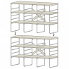 Регулируем рафт за обувки Joseph Joseph 55009, 12 чифта, 3 рафта, Стоманена основа, Екрю