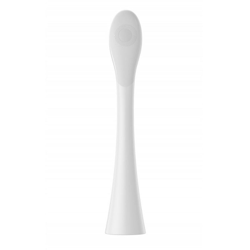 Комплект 2 бр резервни глави за електрическа четка за зъби Oclean Delicate Care Brush Head, Мека, За деца, DuPont влакна с флуроид, Бял
