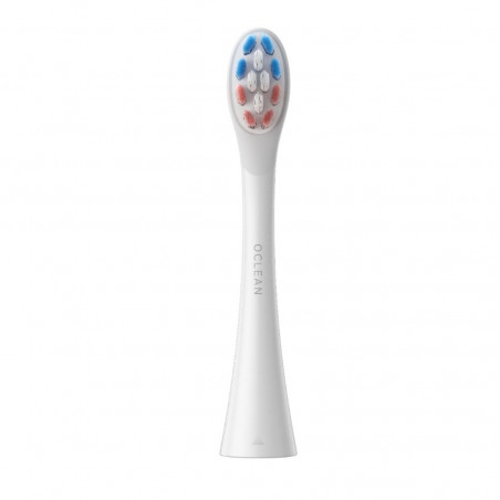 Комплект 6 бр резервни глави за електрическа четка за зъби Oclean Delicate Care Brush Head, Мека, За деца, DuPont влакна с флуроид, Бял