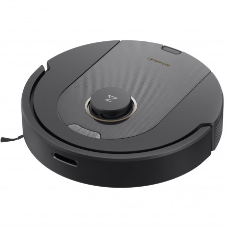 Прахосмукачка робот Roborock Q5 Pro, 59W, 5500 Pa, 770 мл, Wi-Fi, Сухо и мокро почистване, PreciSense LiDAR, Гласов контрол, Авто. презареждане, Черен