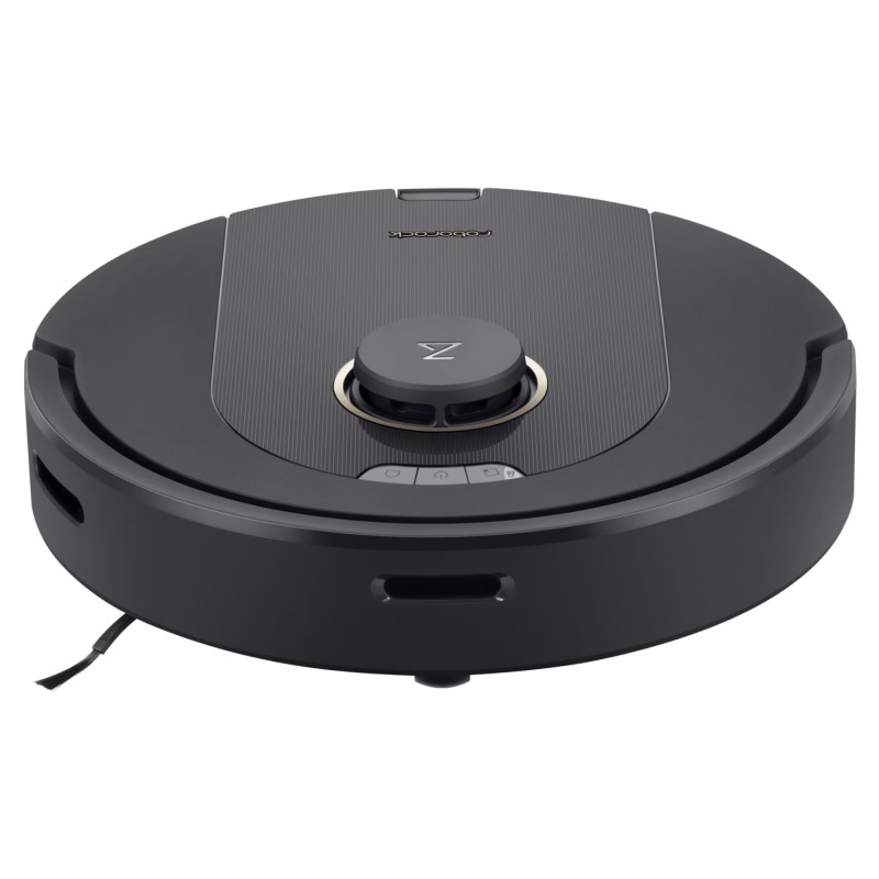 Прахосмукачка робот Roborock Q5 Pro, 59W, 5500 Pa, 770 мл, Wi-Fi, Сухо и мокро почистване, PreciSense LiDAR, Гласов контрол, Авто. презареждане, Черен