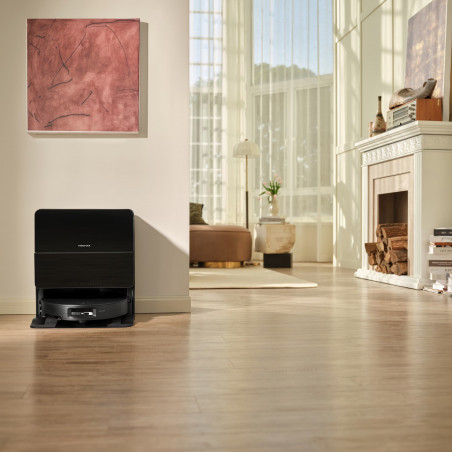 Прахосмукачка робот с AI Roborock Saros 10, 65W, 22000 Pa, 270 мл, SMART, Сухо и мокро почистване, LiDAR, StarSight, 180 мин автономност, Черен