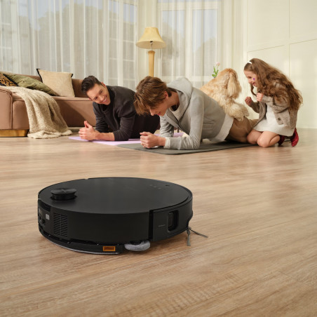 Прахосмукачка робот с AI Roborock Saros 10, 65W, 22000 Pa, 270 мл, SMART, Сухо и мокро почистване, LiDAR, StarSight, 180 мин автономност, Черен