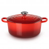 Чугунена тенджера Le Creuset 24147260912, 5.6 л, 26 см, До 260C, Емайлно покритие, Индукция, Фурна, Червен
