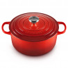 Чугунена тенджера Le Creuset 24147260912, 5.6 л, 26 см, До 260C, Емайлно покритие, Индукция, Фурна, Червен