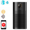 Пречиствател за въздух Attractive OBERON 520, 50W, За до 62 м2, Wi-Fi, 5 скорости, Таймер, Нощен режим, Дистанционно, Интелигентен сензор за замърсяване, Черен