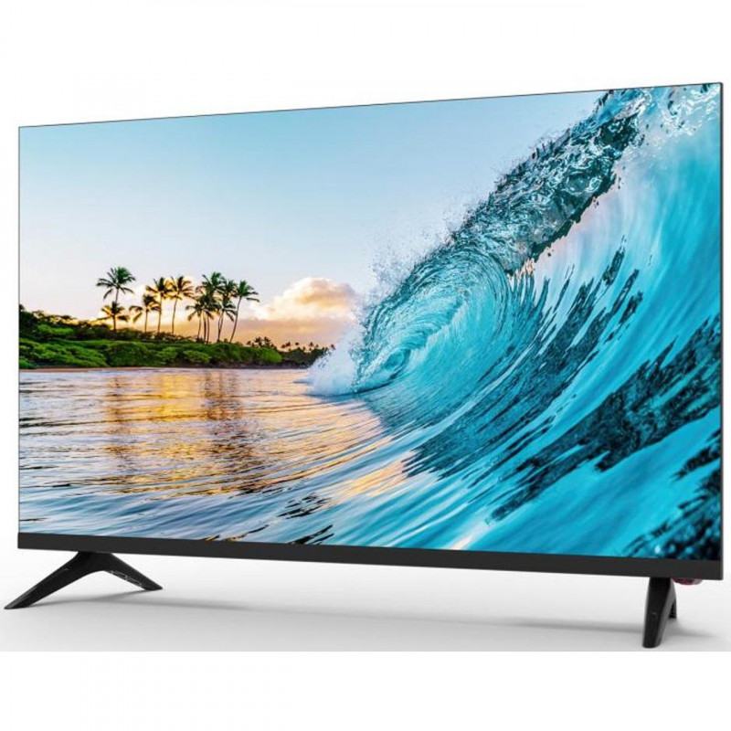 Телевизор Crown 32FB12V26AW, 32", 81 см, HD Ready 1366x768, Клас F, Android, Wi-Fi, Smart TV, Черен