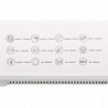 Уред за готвене на пара Saturn ST-EC1187, 1500W, 12 л, Автоматично спиране, Индикатор за ниво на водата, Бял