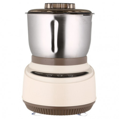 Компактен кухненски робот Saturn ST-FP7180, 500 W, Смилане, Месене, 7 л, 3 функции, Меден мотор, Бежов/Кафяв