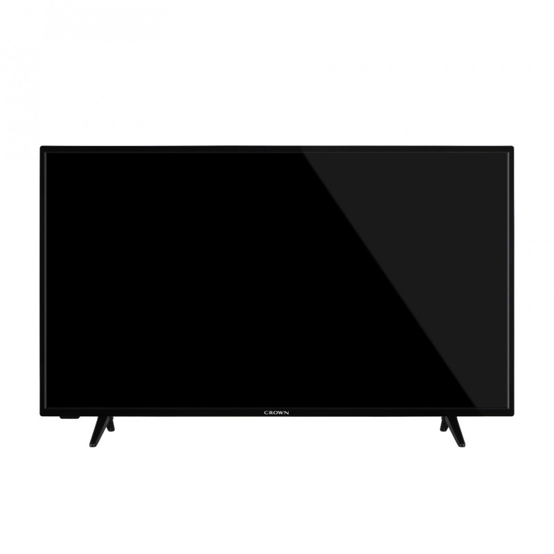 Телевизор Crown 40VF77FLX, 40", 101 см, FULL HD 1920x1080, Клас F, Android, Wi-Fi, Smart TV, Черен