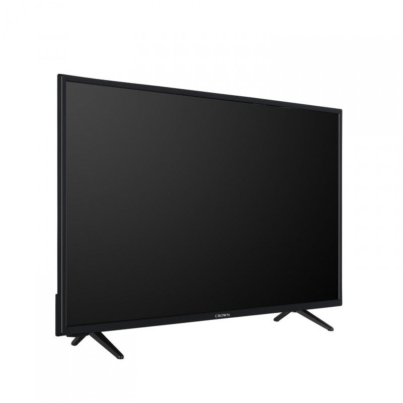 Телевизор Crown 40VF77FLX, 40", 101 см, FULL HD 1920x1080, Клас F, Android, Wi-Fi, Smart TV, Черен