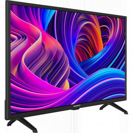 Телевизор Daewoo 24DM54HAM, SMART TV, Android, 24", 60 см, HD Ready 1366x768, Клас Е, 12V, Bluetooth, Черен