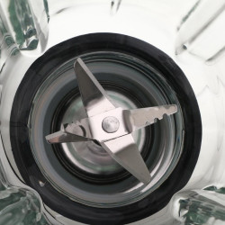 Блендер Laretti LR-FP7325, 500W, 1.5 л, Ножове от неръждаема стомана, 2 скорости + импулс, Заключващ механизъм, Черен