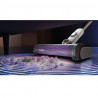 Вертикална прахосмукачка Shark IW3612EU, 240W, 0.42 л, 3 настройки, LED дисплей, Сензори за откриване на невидими замърсявания, Антиалергенно уплътнение, LED, Бял/златист