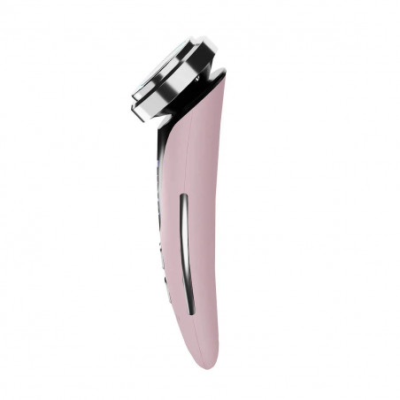 Уред за неинвазивна мезотерапия Beautifly B-Glossy Blush, Стимулиране на клетъчния метаболизъм, Фото и йонна терапия, Намалява бръчки и следи от акне, Розов