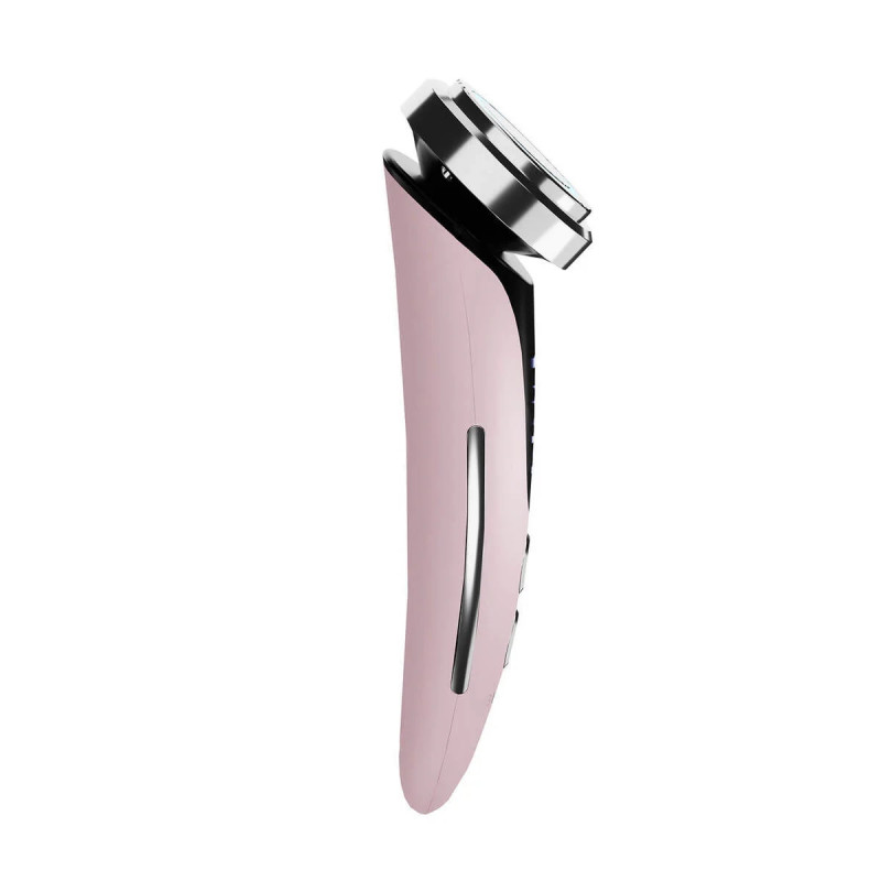 Уред за неинвазивна мезотерапия Beautifly B-Glossy Blush, Стимулиране на клетъчния метаболизъм, Фото и йонна терапия, Намалява бръчки и следи от акне, Розов