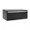 Кутия за хляб Brabantia Fall Front 107836, 18 л, 46.5х25 см, Стенен монтаж, Без пръстови отпечатъци, Черен