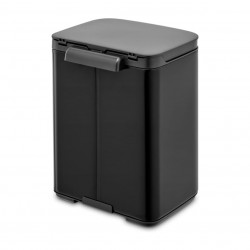 Кош за боклук Brabantia Bo Small 1006622, 4 л, Плавно и безшумно отваряне, Противоплъзгаща основа, Черен