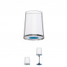 Комплект 2 бр кристални чаши за бяло вино Trebonn SplitGlass 2025122, 280 мл, Ø7.3x9 см, Модулна система, Син