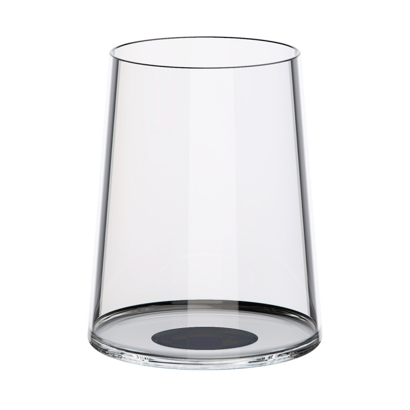 Комплект 2 бр кристални чаши за бяло вино Trebonn SplitGlass 2025120, 280 мл, Ø7.3x9 см, Модулна система, Черен